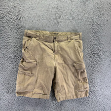 Carhartt Rugged Flex Shorts Mens 38 Brown Cotton Cargo Relaxed Workwear Stretch