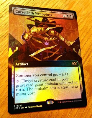 Mtg Magic: # FOIL # Fluchtuch-Umhüllung, Cursecloth Wrappings, English, Zombies