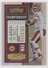 2020 Panini Contenders Championship Ticket 44/99 Dwayne Haskins #6 09vk