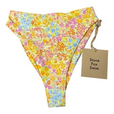 Stone Fox Swim Sumatra Bottom in Flower Fields Print XS NWT