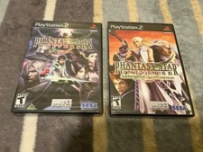Lot 2 SEGA Phantasy Star Universe + Ambition of the Illuminus PS2 RPG new sealed