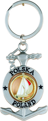 Spinner Keychain - POLSKA Anchor