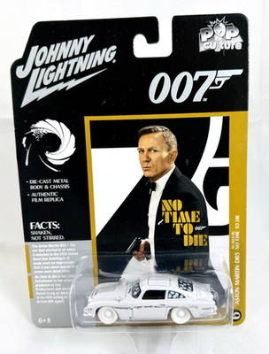 James Bond JOHNNY LIGHTNING WHITE ASTON MARTIN DB5 CHASE NO TIME TO DIE 1:64