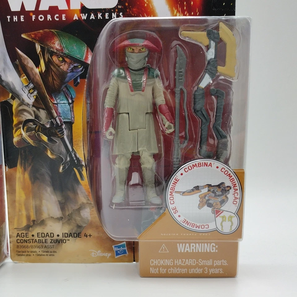 Star Wars Action Figure Lot Cassian Andor Constable Zuvio Princess Leia New - Image 4 of 4