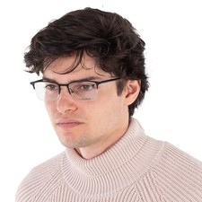 Calvin Klein Demo Rectangular Men's Eyeglasses CK22118 002 52 CK22118 002 52