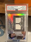 2025 Topps Sterling Paul Skenes On Card Game Used Relic Patch #/25 PSA 10 AUTO 8
