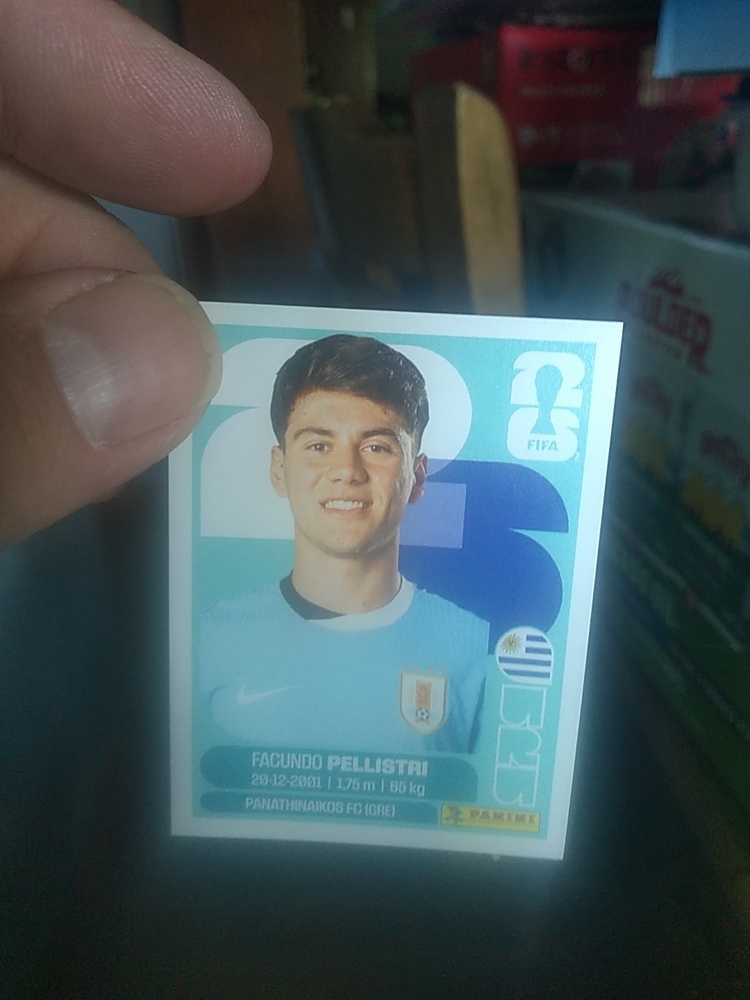 2026 Panini FIFA World Cup Sticker Facundo Pellistri #URU 20 - Uruguay