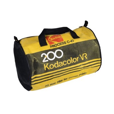 Tasche, Vintage Kodacolor VR 200 Filmrolle Kodak Canvas Turnbeutel gelb C 41