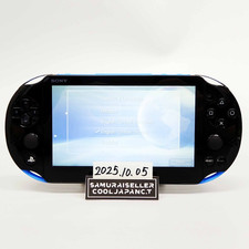 Sony Playstation PS Vita Blue Black PCH-2000 Console only PSV Slim Japan Used
