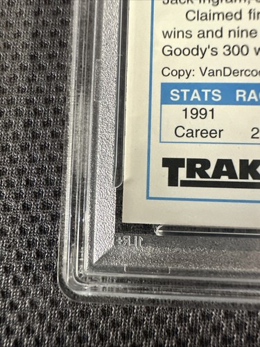 Dale Jarrett 1992 Traks Goodys NASCAR PSA 8. Clean Card! - Picture 7 of 10