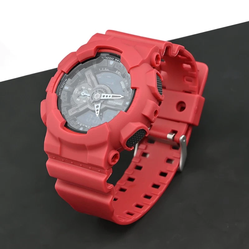 Juego de correas de reloj de resina con herramientas para Casio GA110 GD100 GAX100 GLS100 Series Foto 3 de 4