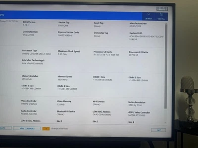 Core Ultra 7 265K listing on ebay