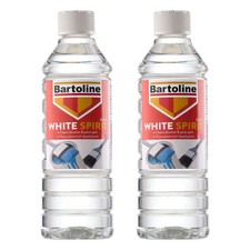 Bartoline White Spirit Low Odour Brush Paint Cleaner Oil-Based Solvent 500mL