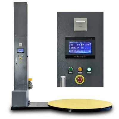 PS-K120S Industrial Pre-Stretch Wrapping Machine with Built-in Scale 5000 x 1 lb
