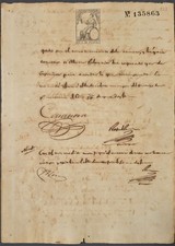 Spanish Colony-caribbean Island-1872-50 Cent-papel Sellado