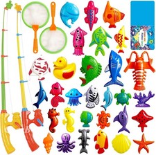   Magnetic Fishing Toys Game Set for Kids  Water Table Bathtub Kiddie Pool Part