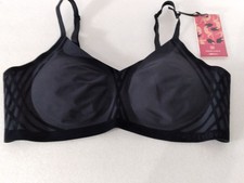 NWT Honeylove Liftwear CrossOver Bra Size XL Vamp Black Wireless Comfort Lifting