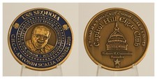 Capitol Hill Cigar Club Antonin Scalia 2016 Challenge Coin  4#E
