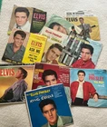 Lot Of 10 Elvis Presley 45's Vinyl Records With Sleeves