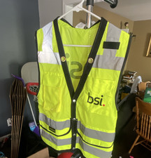 Radians SV59-22ZGD Hi-Visibility Yellow Gray Safety Vest Size S Reflective ANSI