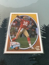 1991 Upper Deck - Football Heroes Joe Montana #8 - FREE SHIPPING