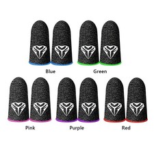 2-10PCS Gaming Finger Sleeves Breathable Sweatproof Touch Screen PUBG Mobile