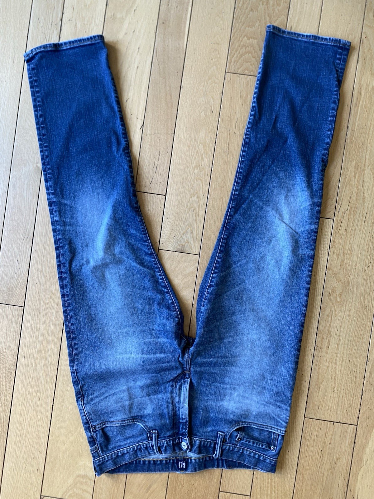 Lot of 6 pairs, Men's jeans Levi 514, Express, Jos A Bank, Gap, American Eagle thumbnail 2