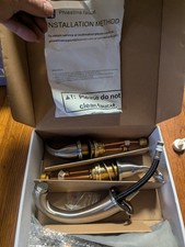 New Phiestina 8 in. Bathroom Faucet, 2 Handle 3 Hole Brush Nickel - Pop Up Drain