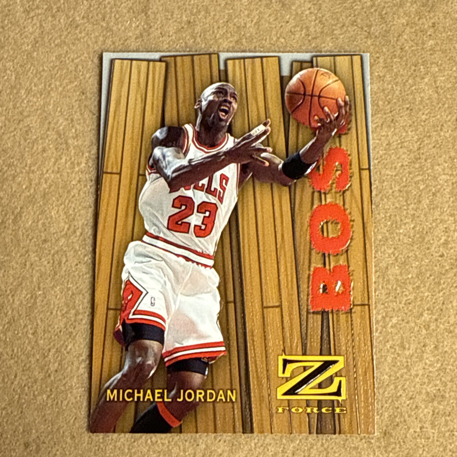 Michael Jordan 1997-98 SkyBox Z-Force Boss #10/B Chicago Bulls