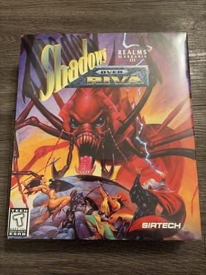 New Sealed Realms Arkania III  Shadows Over Riva Sirtech IBM PC CD Big Box