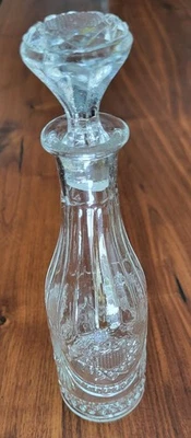 Vintage franzoesische Parfümflasche mit Empire Glasrelief - Bild 1 von 4