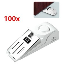 100x Security Door Stop Alarm 120dB Stopper Wedge Siren Portable Home Anti Theft