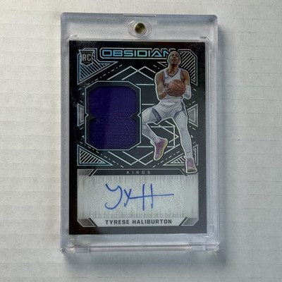 2020-21 Panini Obsidian #234 Tyrese Haliburton RC Rookie Patch AUTO RPA /99 