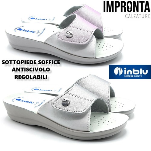 Ciabatte da Donna Pantofole Aperte Inblu Estive Strappo Comode Casa  Regolabili | eBay
