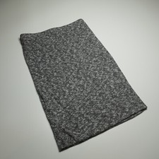 Express Skirt Size Small Gray Ribbed Knit Bodycon Flattering Pull On Casual NWT