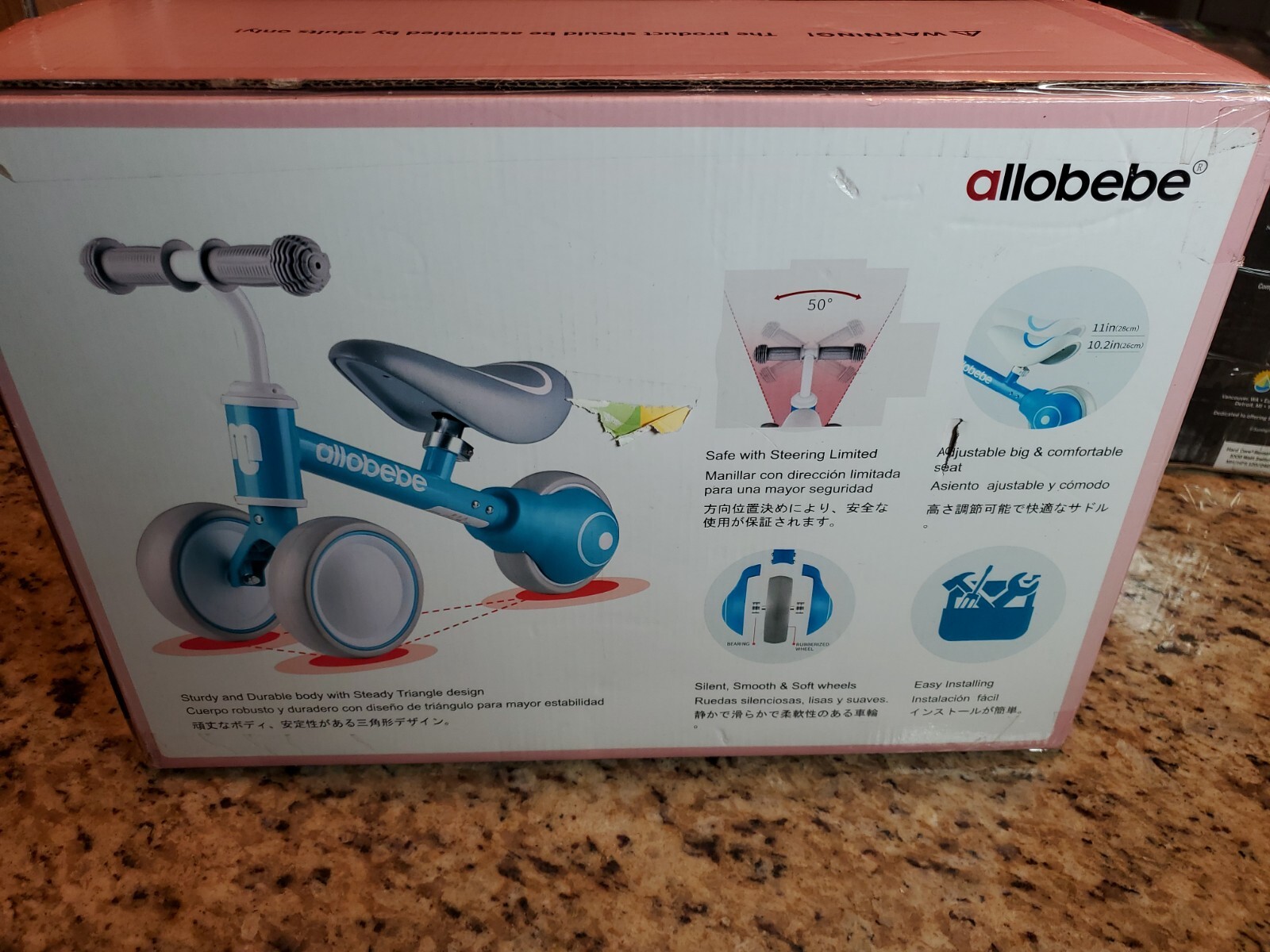 Baby Balance Bike 1-3 Years (25kg 55lbs)