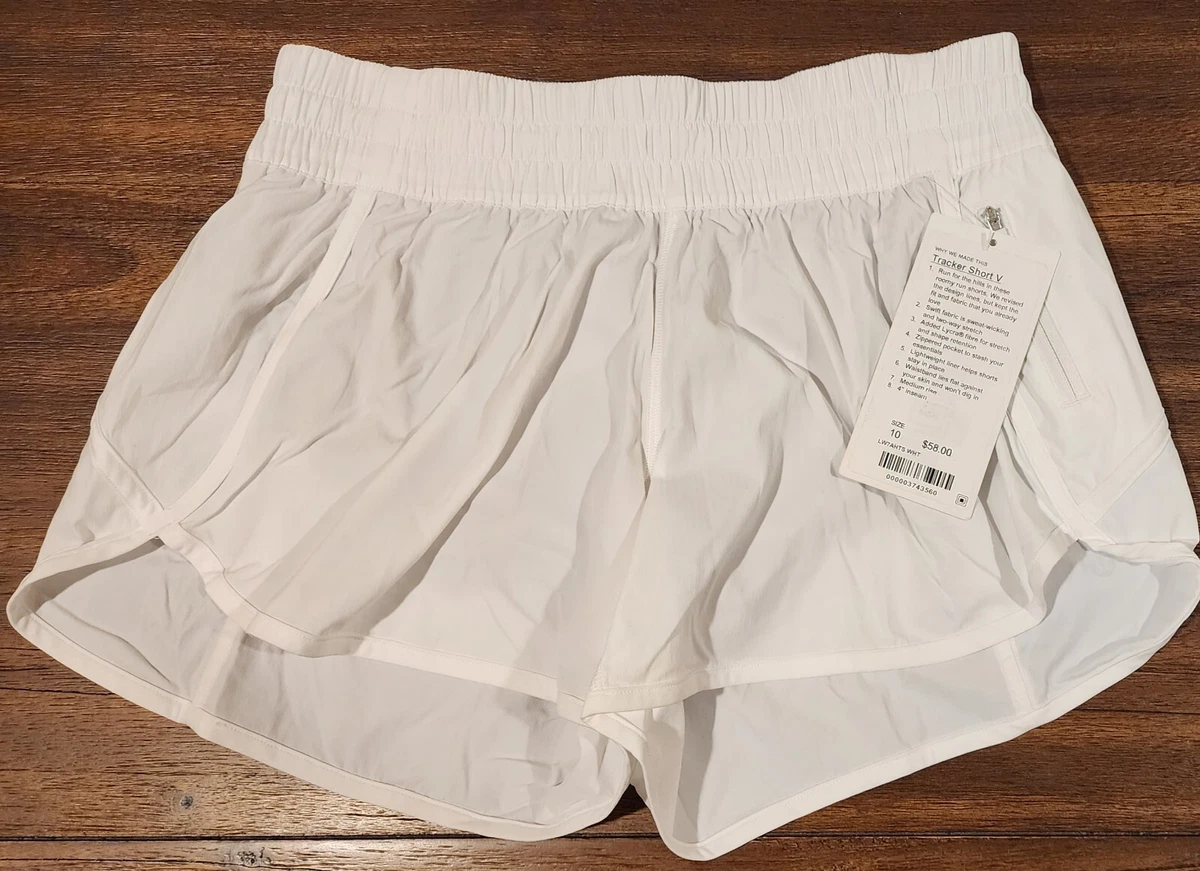 Lululemon white hotsell tracker shorts