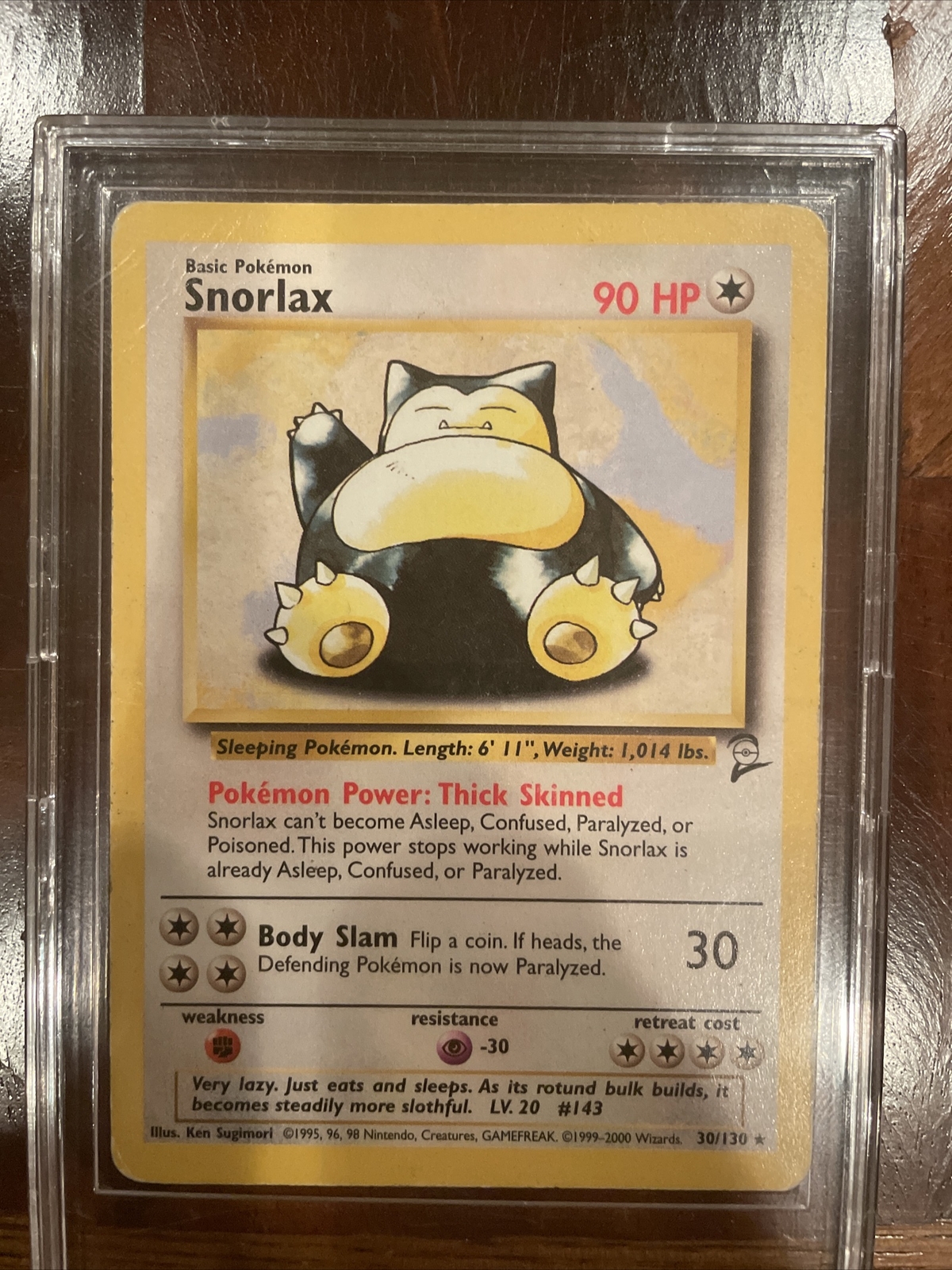 Snorlax 27/64 Non-Holo Pokemon Card RARE Jungle Set