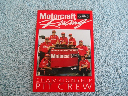 Promo Ford Motorcraft Racing 1992 jeu complet de 10 cartes scellées cartes de course - Photo 15/24