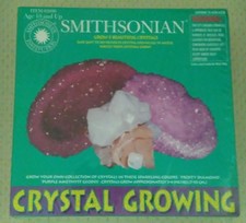 GR 13 Smithsonian Crystal Growing - Grows 3 Beautiful Crystals   NEW  