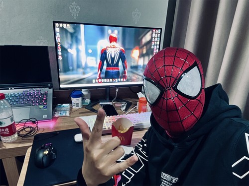 The Amazing Spider-Man 2 Peter Parker Cospla Mask 1:1 Adult Helmet Prop Handmade - Picture 19 of 27