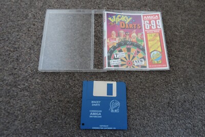 Wacky Darts von Codemasters ~ originalverpacktes Amiga Spiel
