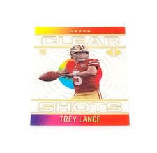 2021 Panini Illusions Football Clear Shots Trey Lance RC #CS-18
