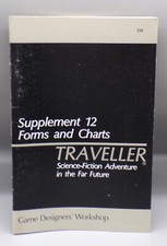 Vintage 1983 Game Designers Workshop TRAVELLER RPG Supplement 12 Forms  Charts