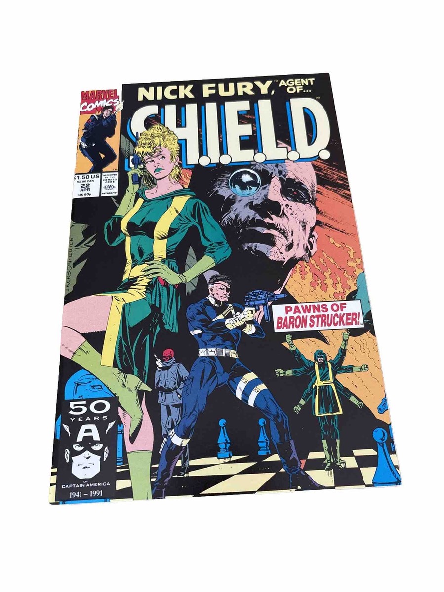 Nick Fury Agent of Shield #22 (1989 Series) Marvel Comic VF/NM