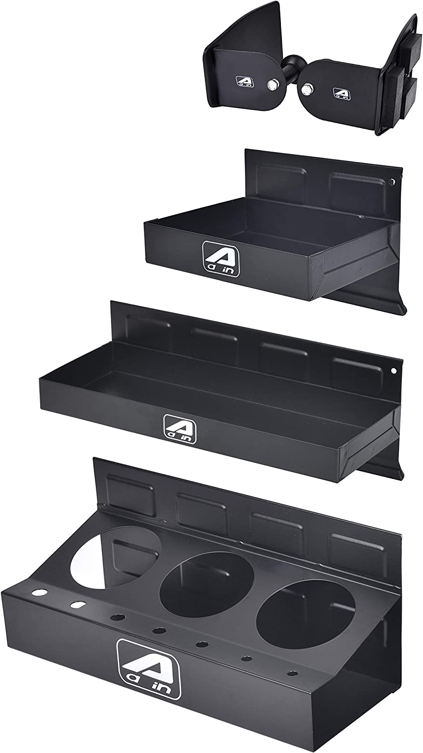 Aain Magnetic Toolbox Tray Set, Tool Box Holder Accessories For Tool Organizer Garage Storage 2 Trays Can Caddy Paper