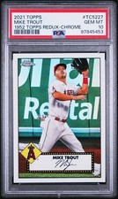 2021 Topps 1952 Chrome Redux #TC52-27 Mike Trout PSA 10 GEM MINT