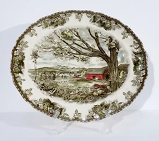 Johnson Brothers Friendly Village HARVEST TIME Oval Platter 13.5” x 11.25"