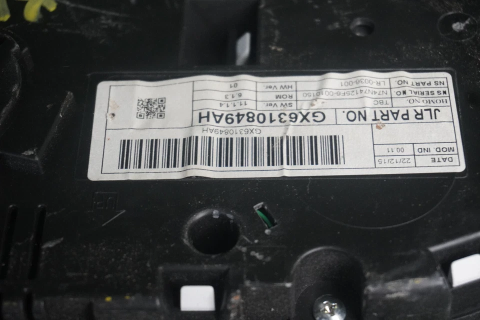 2016 2017 2018 JAGUAR XF Speedometer Gauge Cluster OEM 76K Miles GX6310849AH - Image 3 of 3