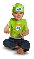Disguise Baby's Disney Pixar Monsters University Mike Infant Bib and Hat Costume
